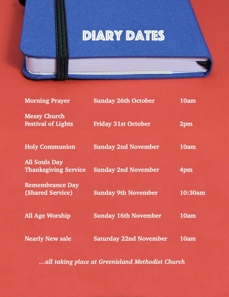 October/November Diary